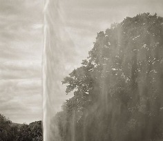 Fountain, Stanway, from the series In the Garden, 2004, platinum print, 16 x 18 1/2 inches