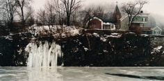 John Pfahl, Ice Falls, Erie Canal, Little Falls, New York	, 1989, Ektacolor print, 24 x 30 inches