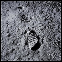 048, Post-Contact Lunar Soil, Imprinted for the Next 2 Million Years, Apollo 11, July 16-24, 1969, digital c-print, 24.5 x 24.5 inches