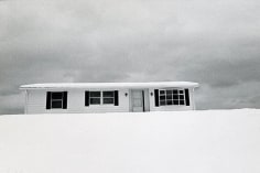 New Home in December, 1971, vintage gelatin silver print, 5 x 7 1/2 inches