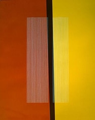 Vertical Band and Lines Seperating Red and Yellow, 2005