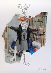 Michael Stiegler  Partner Approve, 2019 art from the exhibition on Bowery at Lone Goat Gallery