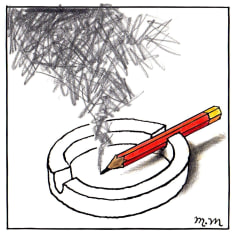 Matthew Martin  Smoking Pencil, 2018