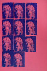 Michael Stiegler  Kate Moss Pink, 2019 art from the exhibition on Bowery at Lone Goat Gallery