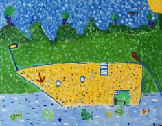 Keith Nielson  Yellow Boat, 2019 Artwork