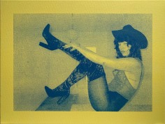 Michael Stiegler  Georgia Yellow, 2019 art from the exhibition on Bowery at Lone Goat Gallery