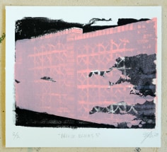 Jacob Boylan  Breeze Blocks 3, 2020  Silk Screen on Paper  25h x 28w cm