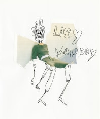 Michael Stiegler  Lasy (unframed), 2019 art from the exhibition on Bowery at Lone Goat Gallery