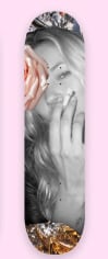 Michael Stiegler  An English Rose (Pink) Dina Broadhurst x Michael Stiegler X Kate Moss Colab, 2019 skateboard