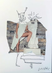 Michael Stiegler  Lioness, 2019 art from the exhibition on Bowery at Lone Goat Gallery