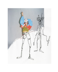 Michael Stiegler  Fashion (unframed), 2019 art from the exhibition on Bowery at Lone Goat Gallery