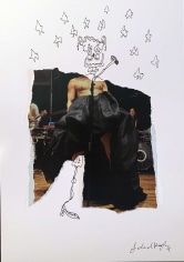 Michael Stiegler  Rock Star, 2019 art from the exhibition on Bowery at Lone Goat Gallery