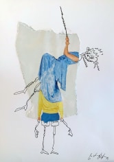 Michael Stiegler  Swingers, 2019 art from the exhibition on Bowery at Lone Goat Gallery