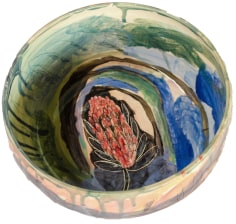 Nikky Morgan-Smith Ginger Flower in Blue, 2019  Glazed ceramic