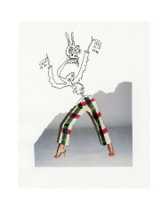 Michael Stiegler  Pants Dance (unframed), 2019 art from the exhibition on Bowery at Lone Goat Gallery