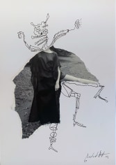 Michael Stiegler  Reclining, 2019 art from the exhibition on Bowery at Lone Goat Gallery