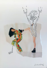 Michael Stiegler  Got Your Back, 2019 art from the exhibition on Bowery at Lone Goat Gallery