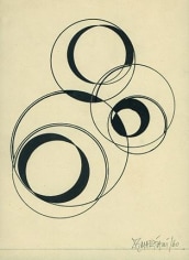 Hugo De Marziani, Untitled, 1960. Ink on paper, 21 1/2 x 16 cm.