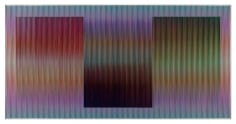 Carlos Cruz-Diez, Physichromie Panam 60, 2010. Chromography on aluminum, 39.4 in. x 78.7 in.