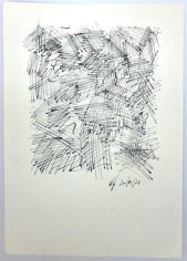 Le&oacute;n Ferrari, Sin T&iacute;tulo, 1979. Ink on paper, 6 3/8 x 4 1/4 in. (16.2 x 10.8 cm.)