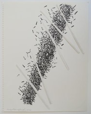 Miguel Angel R&iacute;os, Drawing from the series &ldquo;Endless&rdquo; N&ordm; 10, 2015. Ink and pencil on paper, 14 1/8 x 11 in.  / 35.8 x 28 cm