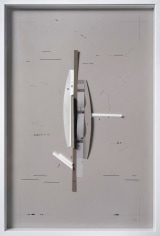 Marie Orensanz, energie 2, 2012. Folded paper, mixed media on paper, 24 3/8 in. x 15 3/4 in.