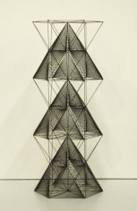 Mariano Dal Verme, Tower, 2014. Graphite, 11.8 in. x 4.7 in. x 4.7 in.