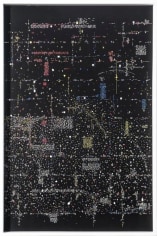 Marco Maggi, Black Letter, 2017. Paper cuts on paper, 36 x 24 in.  / 91.4 x 61 cm.