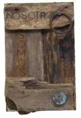 Elsa Gramcko, Bocetos para expresar nuestro tiempo [Sketch to express our times], 1976. Wood, 11 3/4 x 7 1/2 in.&nbsp;(30 x 19 cm.)