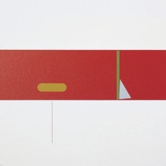 Antonio Liz&aacute;rraga, Desenho n&ordm; 495 - Estaca dimens&atilde;o triangular, 1998. German pigments on Arches paper, 15 3/4 x 15 3/4 in.
