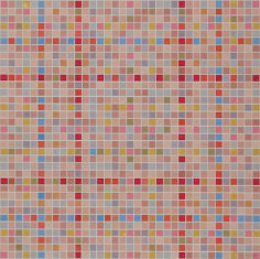 Antonio Asis,&nbsp;Cuadrados r&iacute;tmicos, 1963. Gouache on paper, 11 3/8 x 8 1/4 in. (29 x 21 cm.)