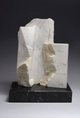 Marie Orensanz, dirigir, 1985. Drawing and mixed media on marble, 13 3/4 in. x 10 5/8 in. x 5 1/4 in.