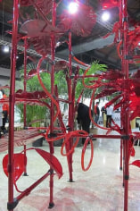 Thomas Glassford, Jungala, 2011. Installation view at ArtRio, SOLO Program, curated by Julieta Gonz&aacute;lez and Pablo Le&oacute;n de Barra, 2013.