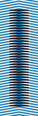 Carlos Cruz-Diez, Inducci&oacute;n del Amarillo Central, 2010. Chromography on aluminum, 70.9 in. x 23.5 in.
