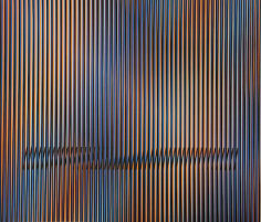 Carlos Cruz-Diez, Caura-5, Ed. 33/75, 2015. Lithograph, 23 5/8 x 27 1/2 in. (60 x 70 cm.)