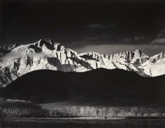  Ansel Adams, 	Sierra Nevada from Lone Pine. 1944
