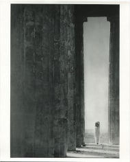 Edward Steichen. Isadora Duncan at the Columns of the Parthenon, Athens. 1921.