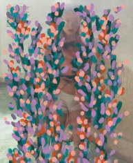 Untitled (Vita sidorkina by David Vandewal for Elle, June, 2016), 2016, 	Acrylic on Magazine Page