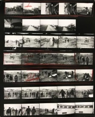 Robert Frank The Americans, Contact Sheet 34 of 81. 1958/2009.