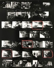 Robert Frank The Americans, Contact Sheet 55 of 81. 1958/2009.