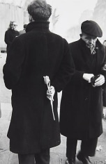 Robert Frank. Paris. New Year, 1949. (Man with Tulip).