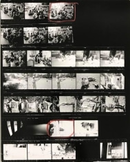 Robert Frank The Americans, Contact Sheet 71 of 81. 1958/2009.