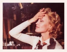  Jessica Lange. 1974, 	3.25 x 4.5 inch unique vintage Kodak print