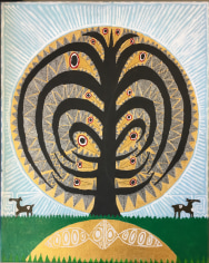 William Douglas, Tree of Life and Death,&nbsp;n.d., Acrylic on paper,&nbsp;16 x 20 in., courtesy of Project Onward