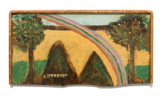 Aaron Birnbaum Untitled [Landscape with rainbow], c.1980