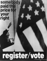 Register to vote poster, 1968 (Courtesy Library of Congress)