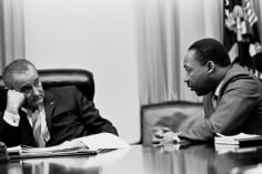 President Lyndon Johnson meeting with Martin Luther King, Jr., White House, Washington D.C., March 18, 1966 (Courtesy LBJ Presidential Library)