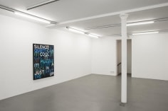 Mel Bochner Exhibition view, Galerie Nelson-Freeman, Paris