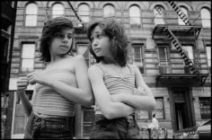 Susan Meisalas, Dee and Lisa on Mott Street, Little Italy, New York City 1976