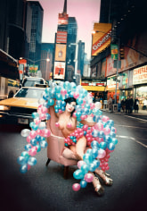 David LaChapelle, Porn Star in Times Square, NY, 1993